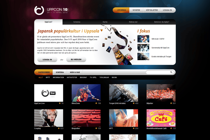 UppCon 10 website preview